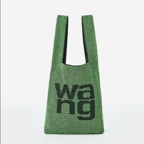 ALEXANDER WANG Crystal Wangloc Shopper Bag Peridot - Picture 4 of 5